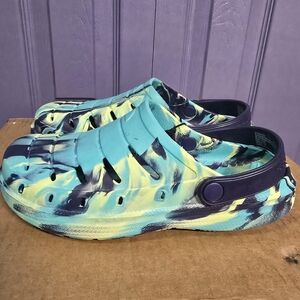 Rugged Shark Crocs For Kids Size 3